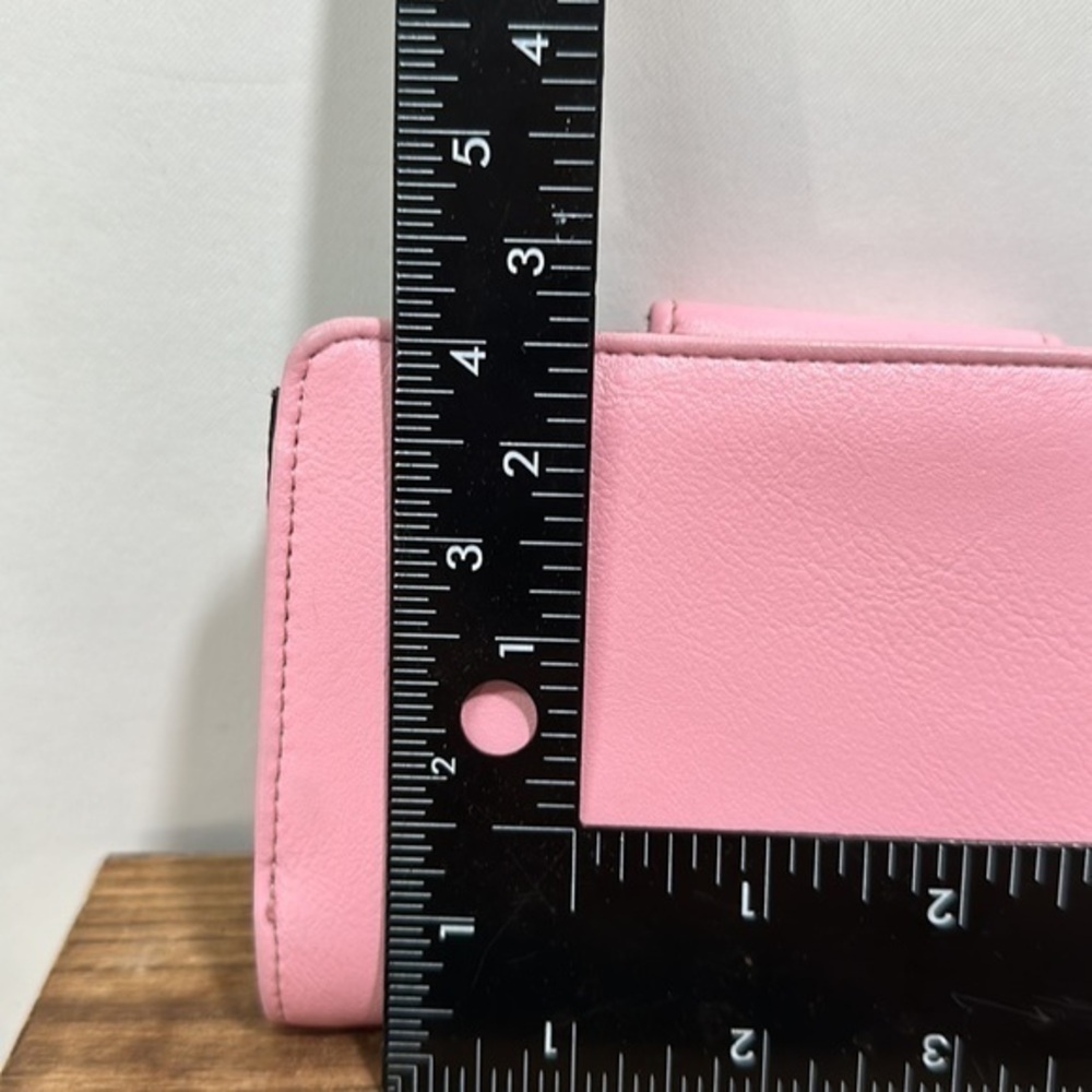 PinkTahari bifold wallet with zipper coin pouch nine credit card holders - Picture 5 of 8